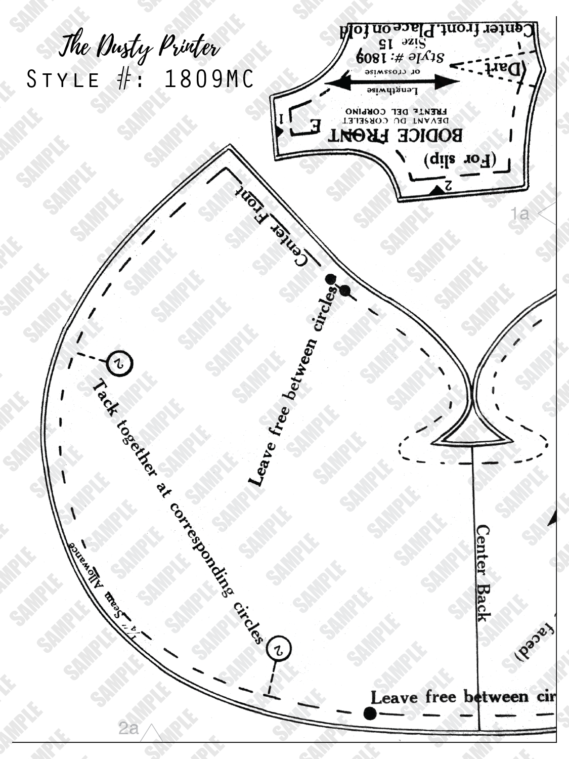 1809MC - DOLL Pattern