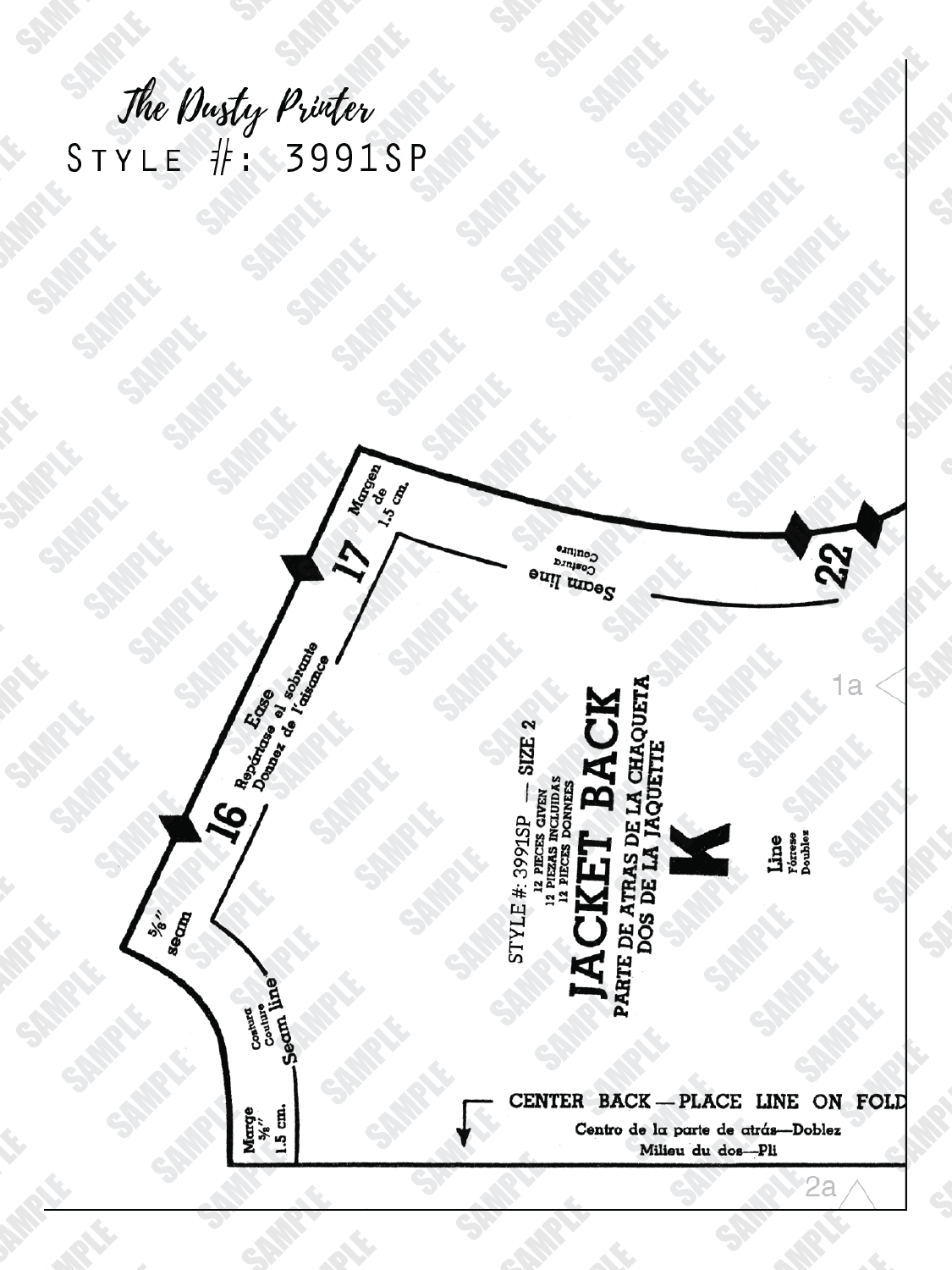 3991SP - Multiple sizes