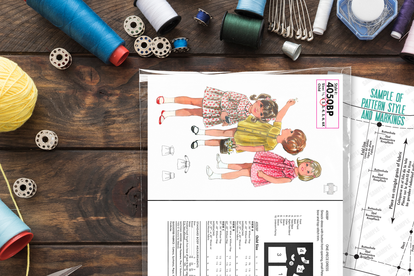 4050BP - Girls 1950s Summer Dress with petticoat - Toddler Child - *REPRODUCTION* - Available sizes: 6-9mns, 1, 2, 3, 4, 5, 6, 6X