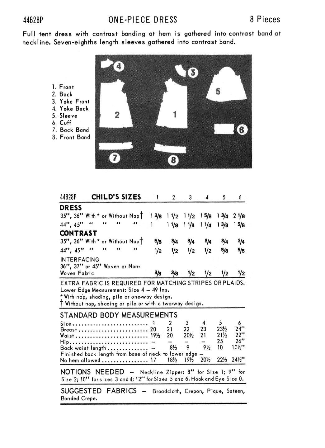 4462BP - Multiple sizes