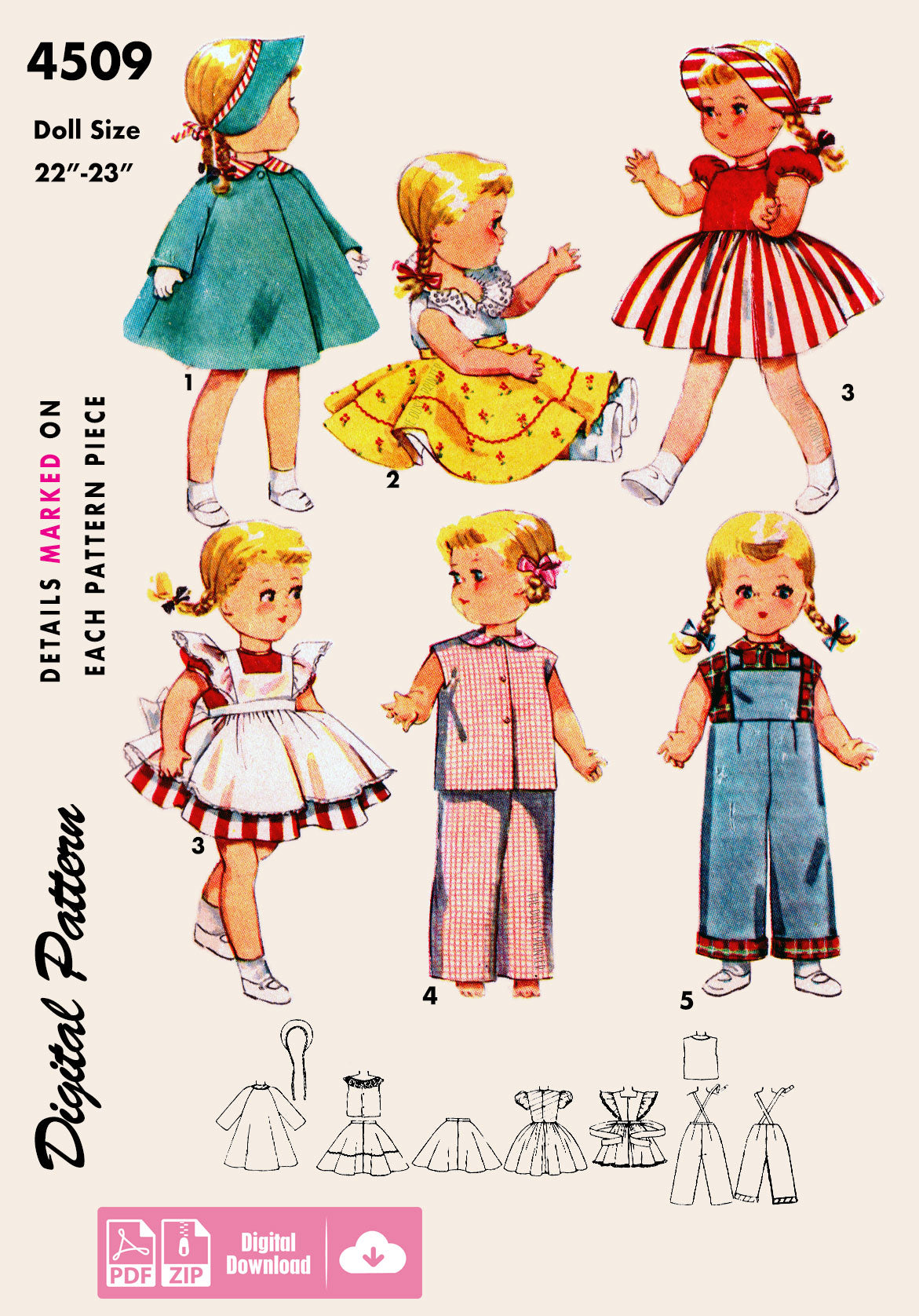 4509SP - DOLL Pattern