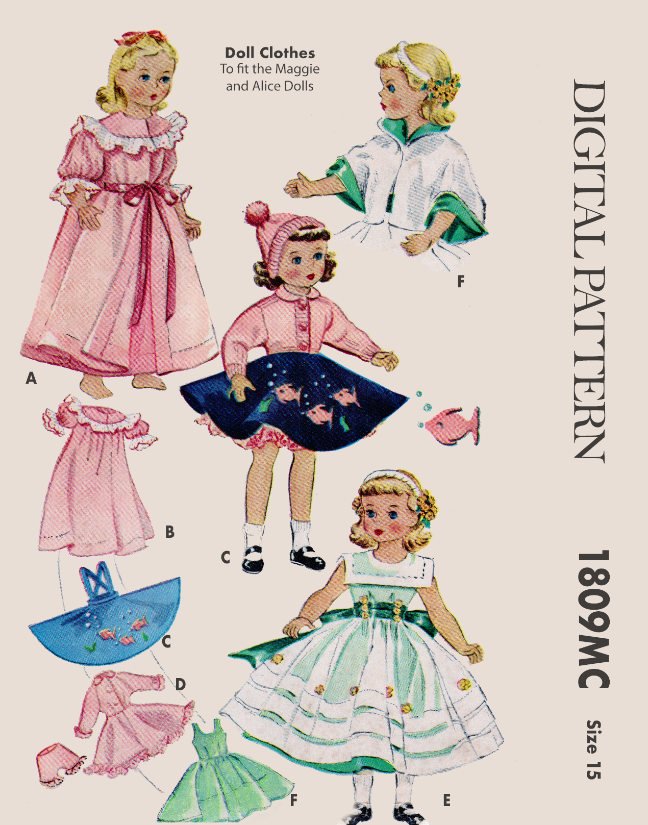1809MC - DOLL Pattern