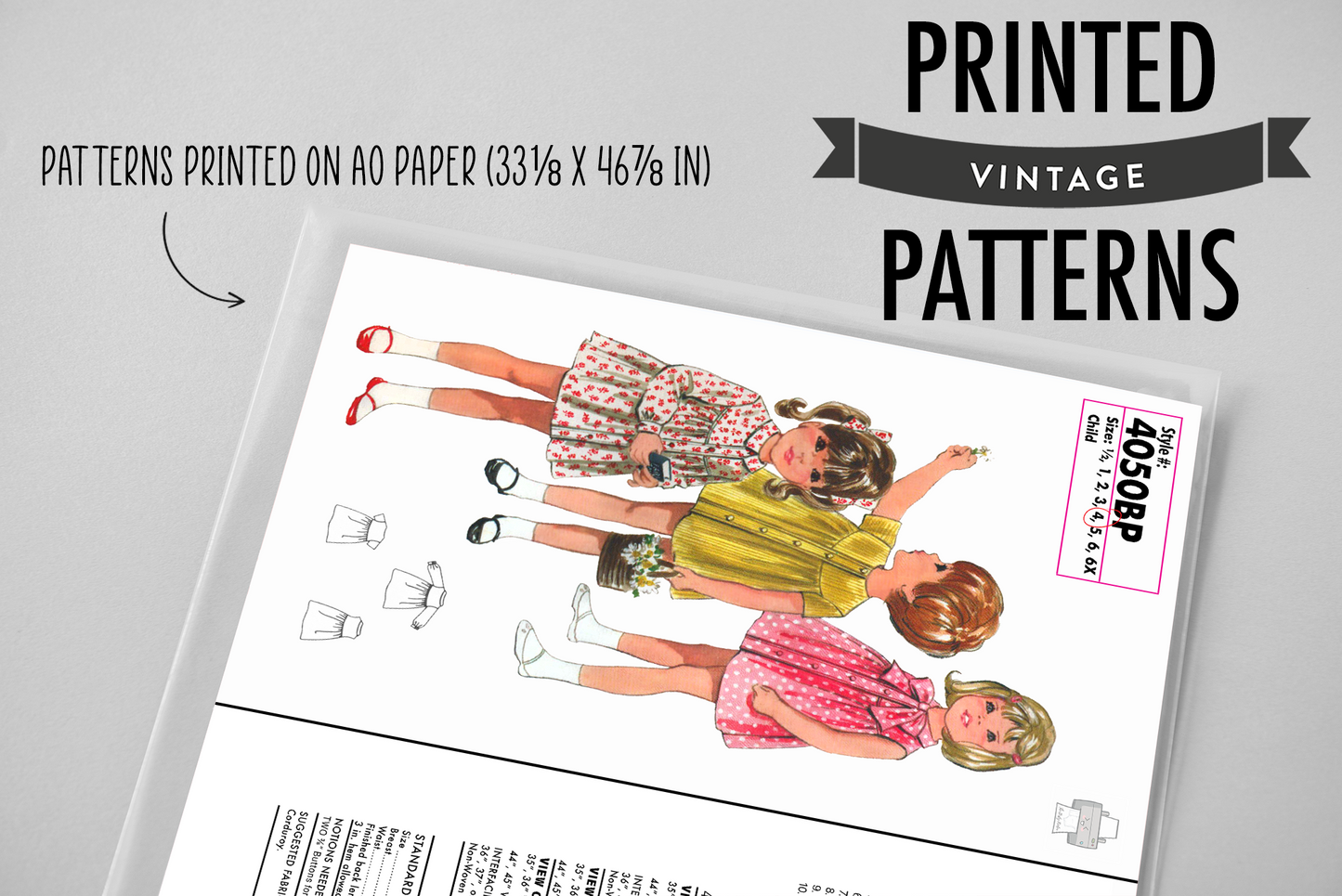 4050BP - Girls 1950s Summer Dress with petticoat - Toddler Child - *REPRODUCTION* - Available sizes: 6-9mns, 1, 2, 3, 4, 5, 6, 6X