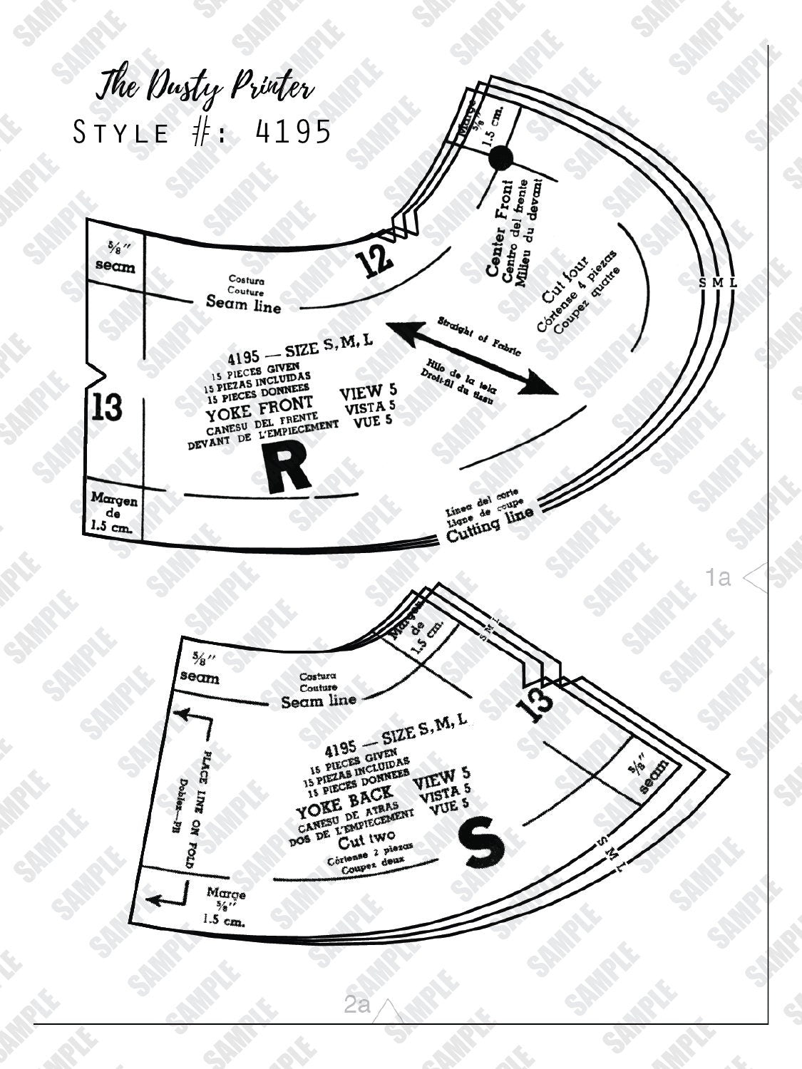 4195SP - Multiple sizes