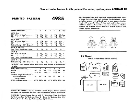 4985MC - Multiple sizes